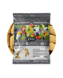 Гранули Тропикан за Папагали - високоефективна формула с повече протеин, бисквити, 9,07 кг. - Hagen Tropican High Performance Formula for Parrots, Biscuits